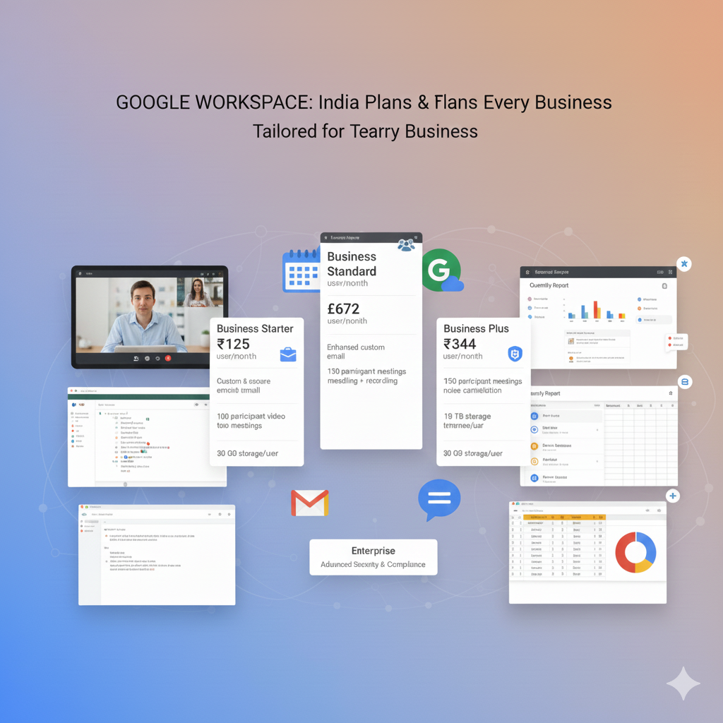 Google Workspace Plans Pricing in India