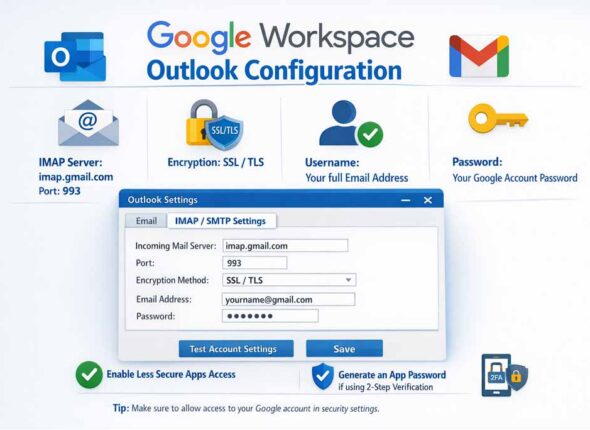 Google Workspace Outlook Configuration