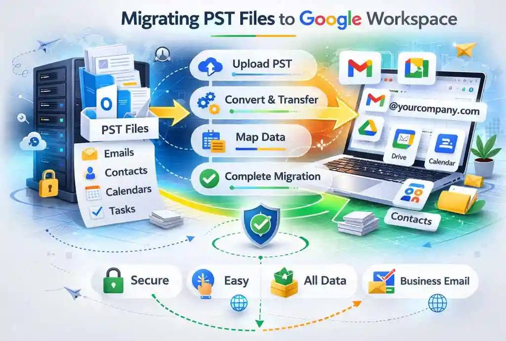 Pst Files To Google Workspace